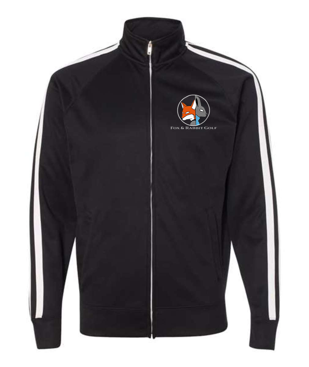 F&R Embroidered Lightweight Poly-Tech Full-Zip Track Jacket